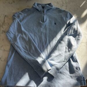 Polo Ralph Lauren Light Blue Quarter-Zip Pullover